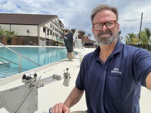 Never, ever, EVER use the BOT-3000E and ANSI A326.3 to assess the slip resistance of a pool deck!!