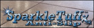 SparkleTuff™ Anti-Slip Floor Coating can make any floor slip resistant. Epoxy, polyaspartic, and glass floors, too!
